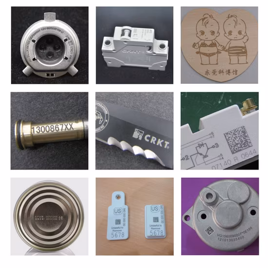 Chine prix bon marché d'usine CO2/UV/prix de la machine de marquage laser à fibre pour le métal, l'acier, le fer, l'aluminium, le PVC, le clavier, la gravure de roulements
